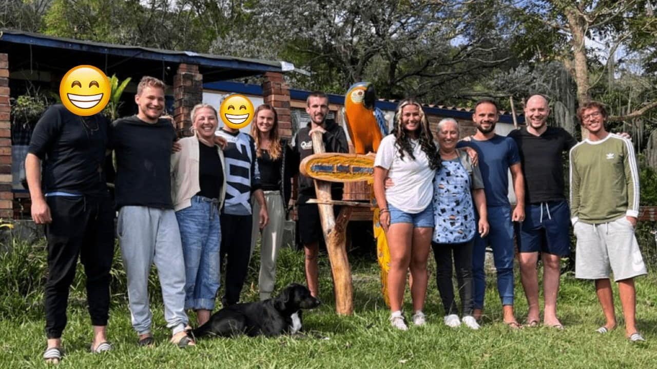 Guests at Harmonica ayahuasca retreat in Colombia