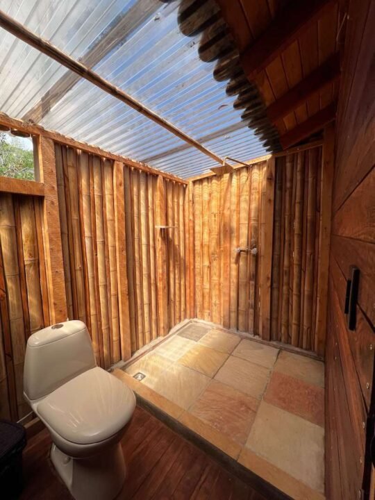 Ayahuasca Retreat Colombia location private room bathroom