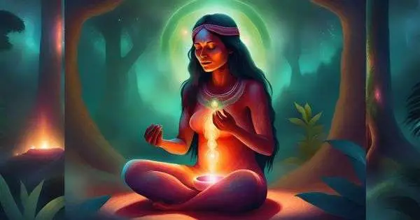 Women menstruating ayahuasca