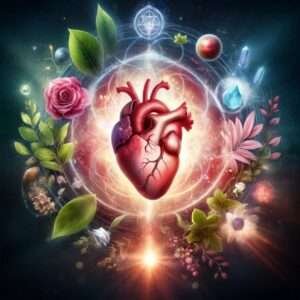 heart in the centre