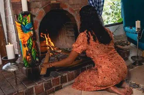 fire at harmonica ayahuasca retreat
